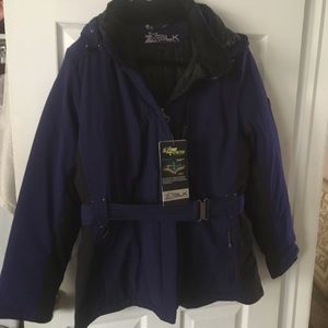 Beautiful Blue winter ski jacket
